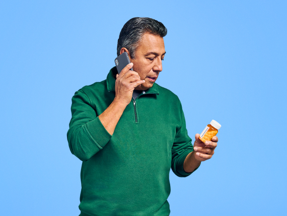Man refills prescription over the phone